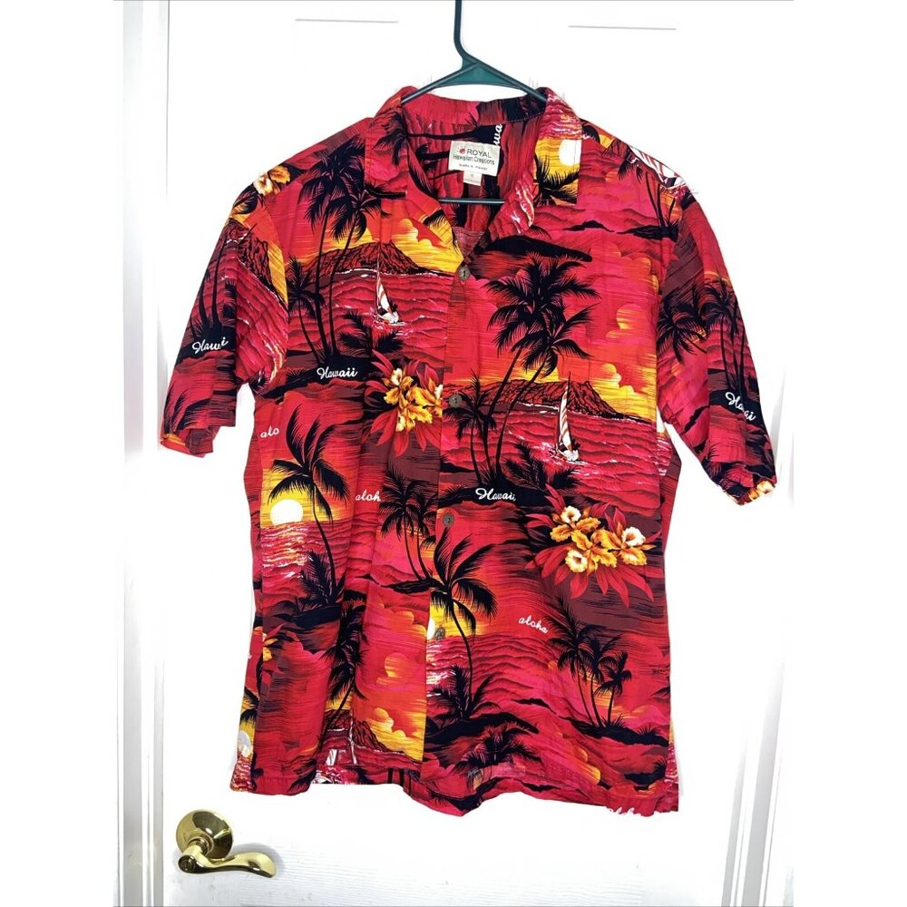 Hawaiian‎ Button Up Theme Shirts XL By ROYAL. Bundle of 2 - Picture 8 of 13